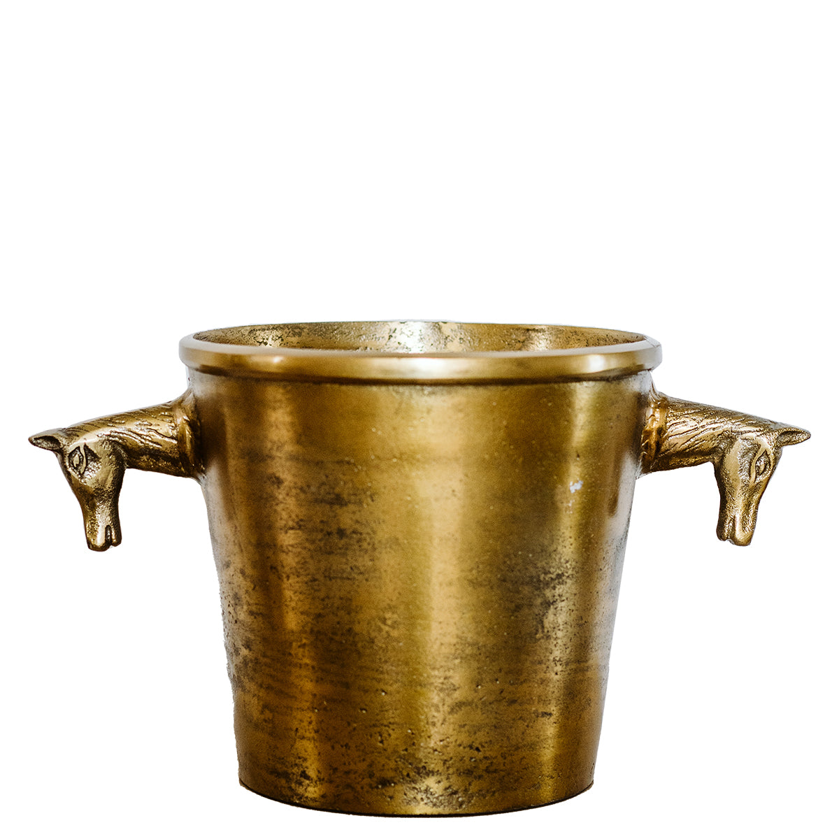 Horse Champagne Bucket - Antique Gold BOW667
