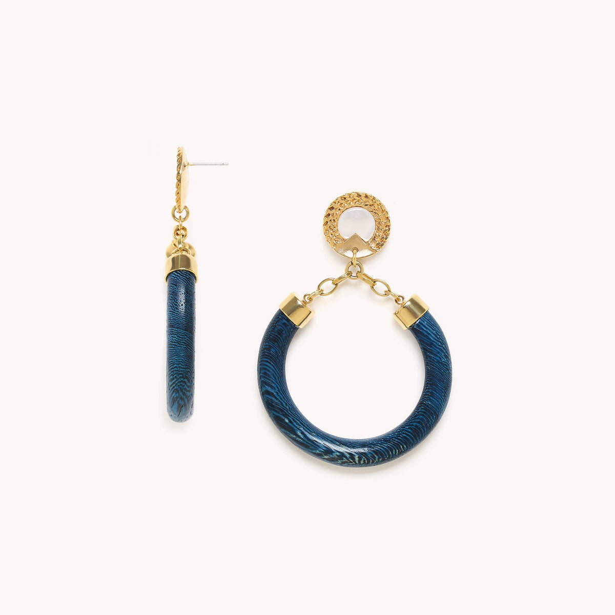 Nature Bijoux Blue Gypsy Post Earrings 12--79006