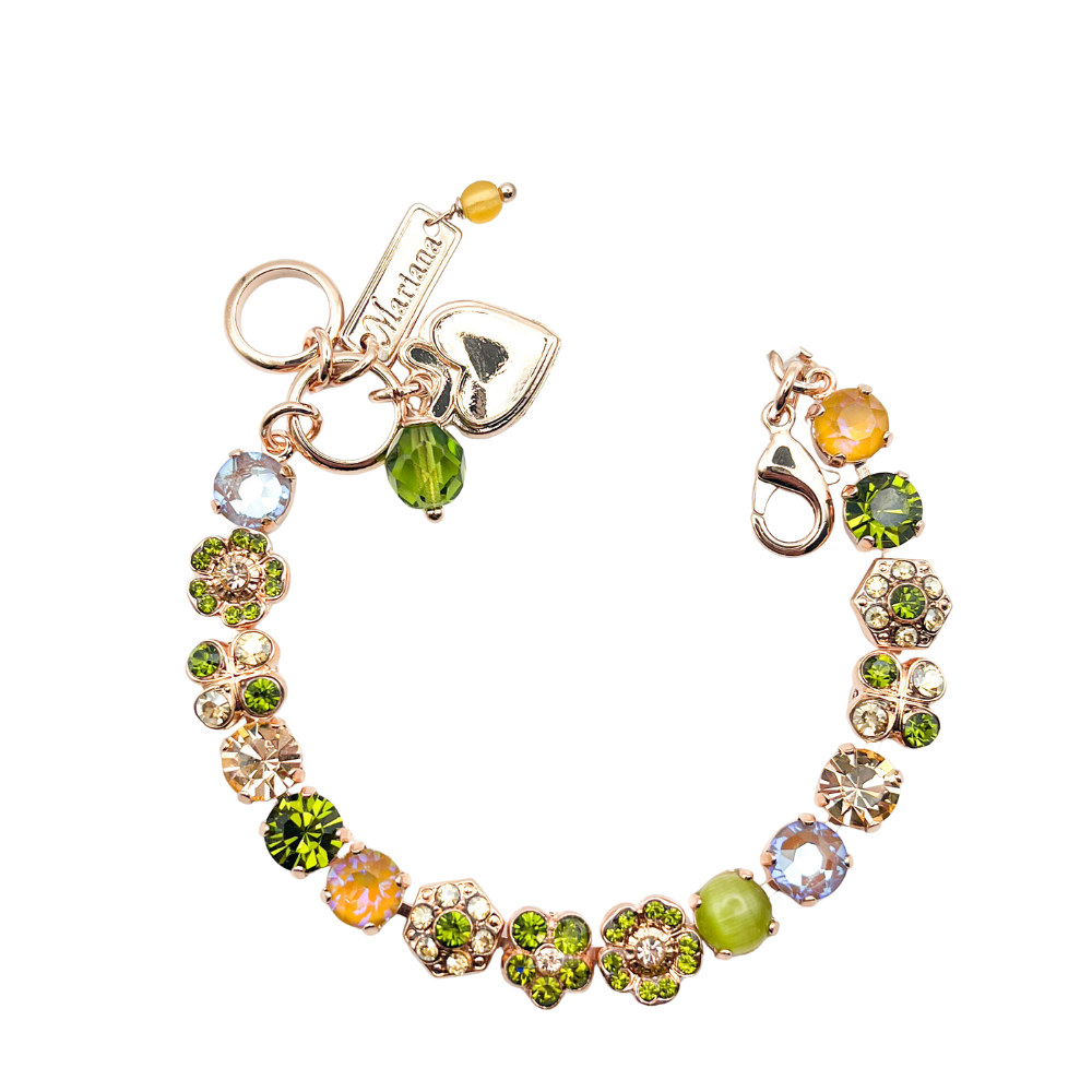 Mariana Olive Garnish Earrings B-4018 6008