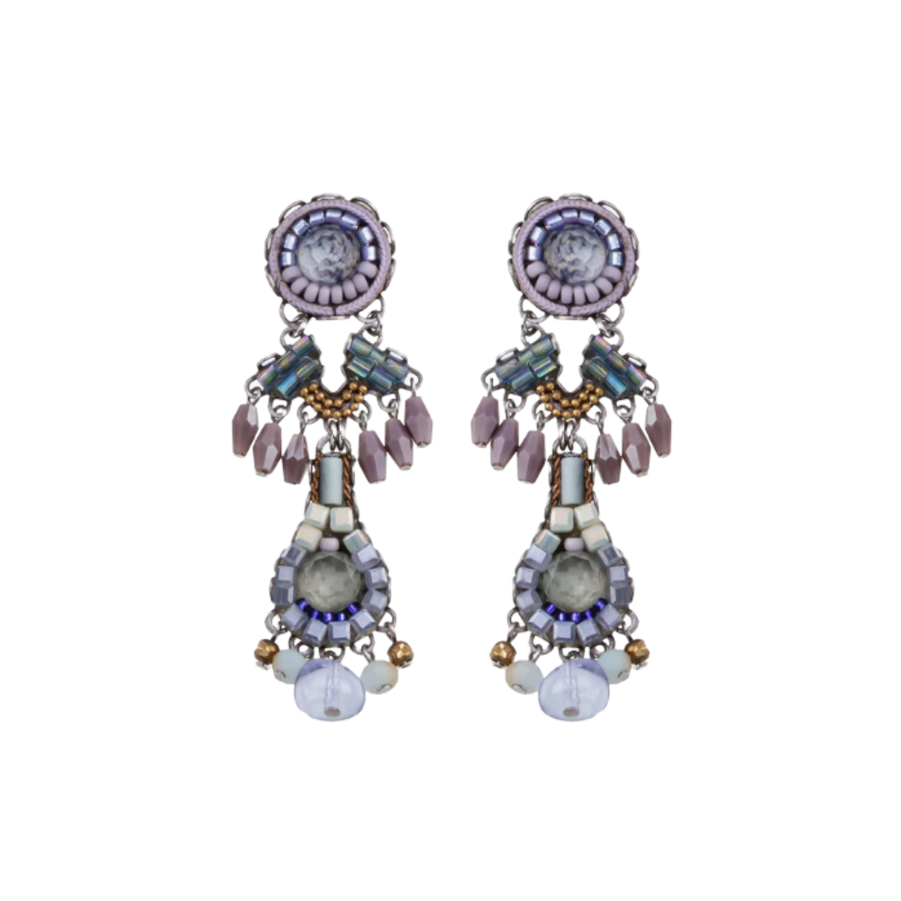 Ayala Bar Bohemian Hyacinth Clip Earrings - C2208C