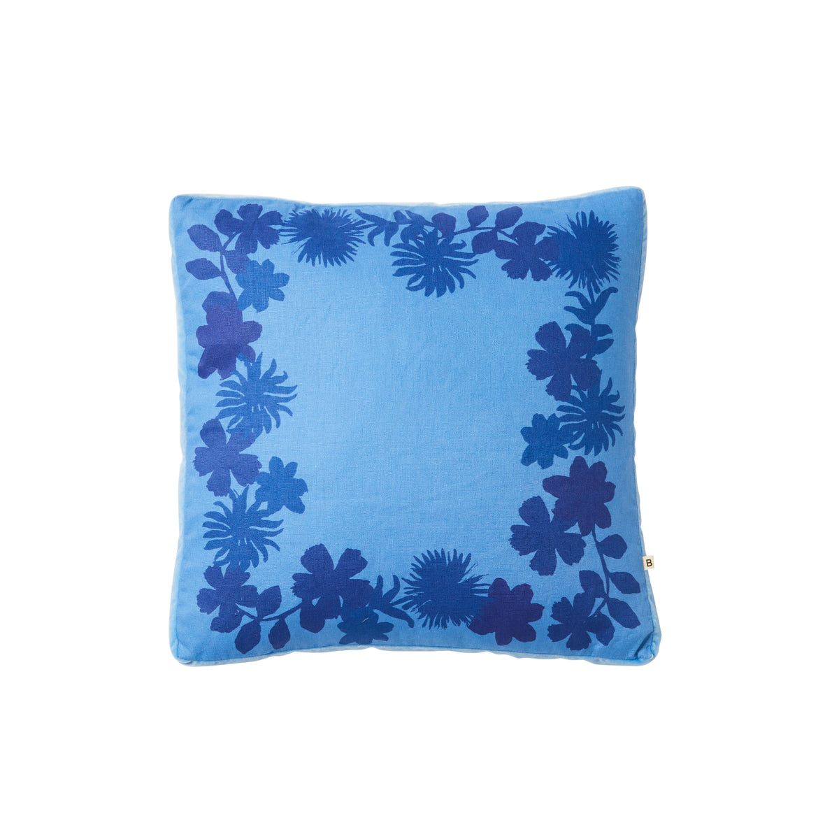 Bonnie and Neil Flora Blue Cushion C2920