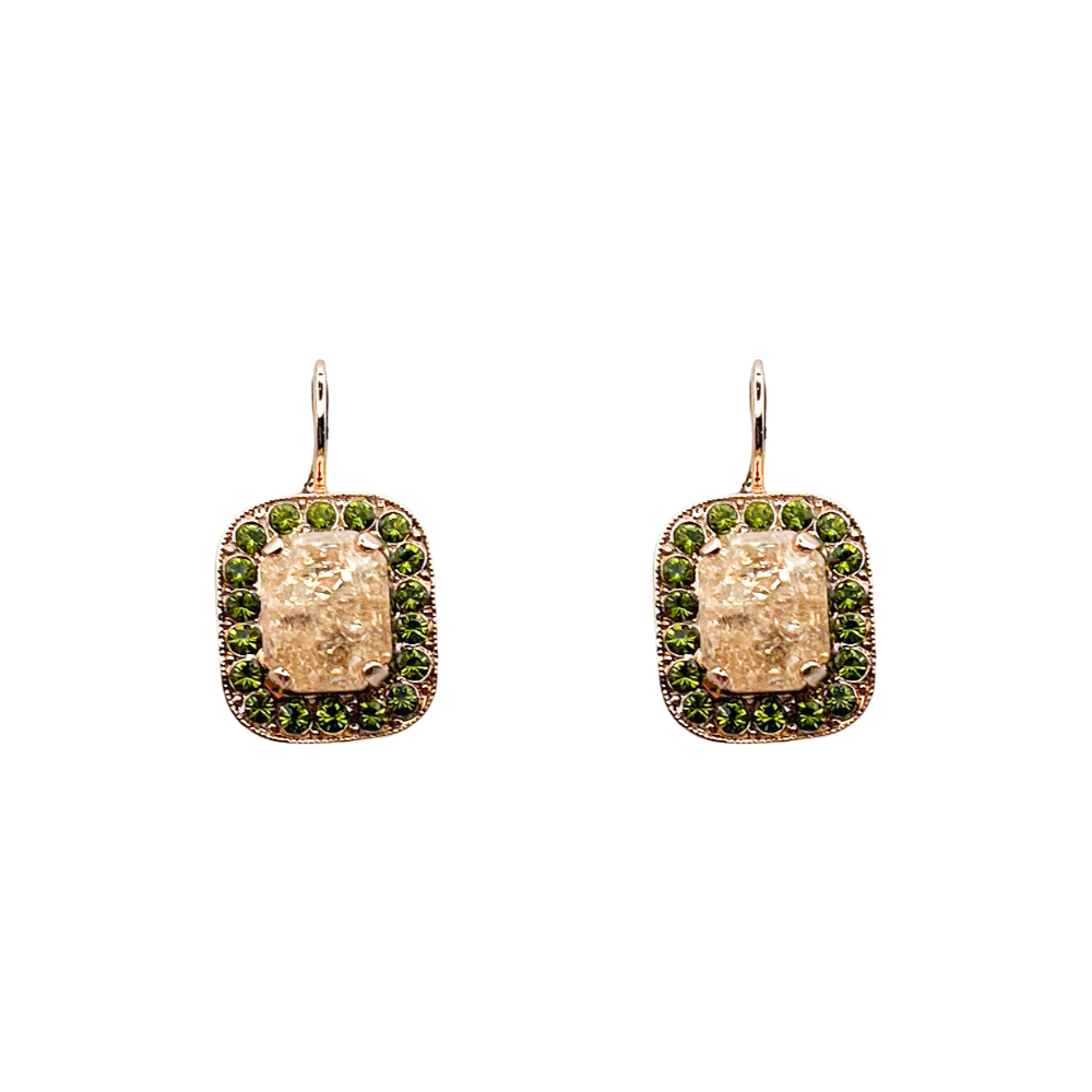 Mariana Olive Garnish Earrings E-1040/1 6008