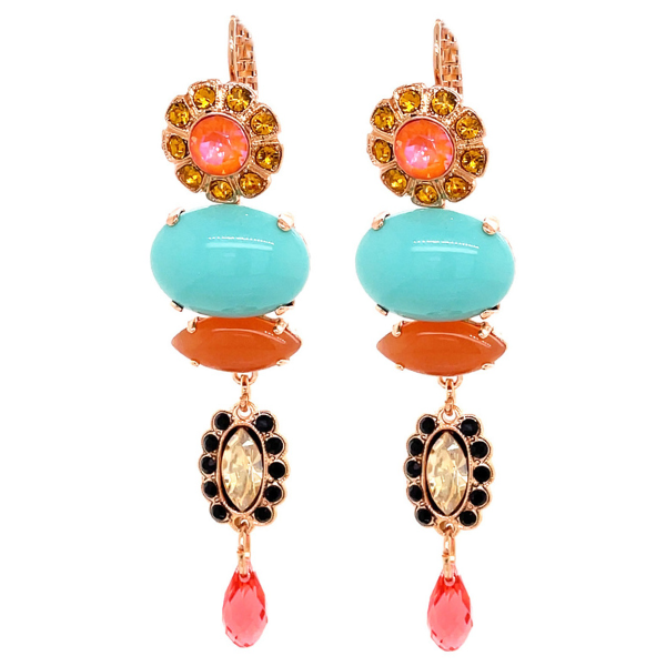 Large dangle earrings deals