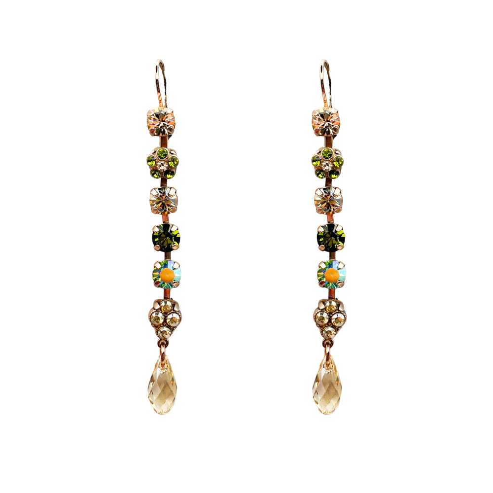 Mariana Olive Garnish Earrings E-1408 6008