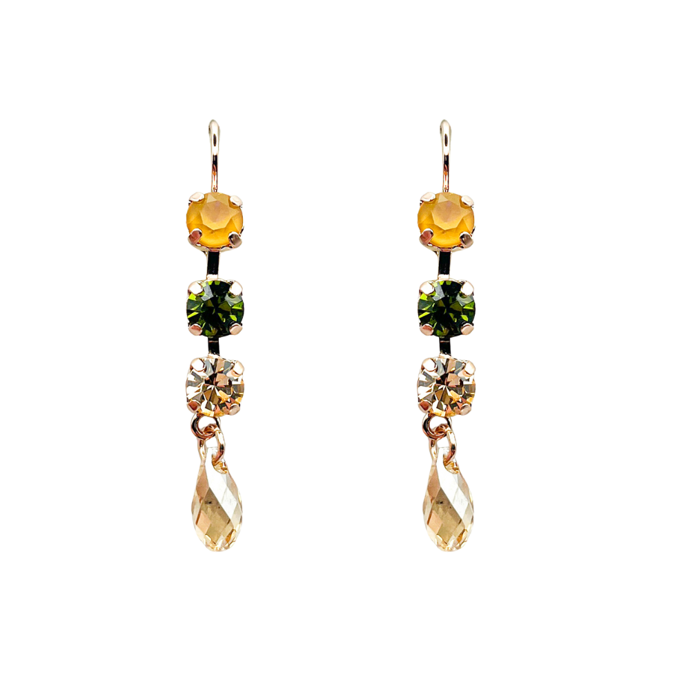 Mariana Olive Garnish Earrings E-1430/33 6008