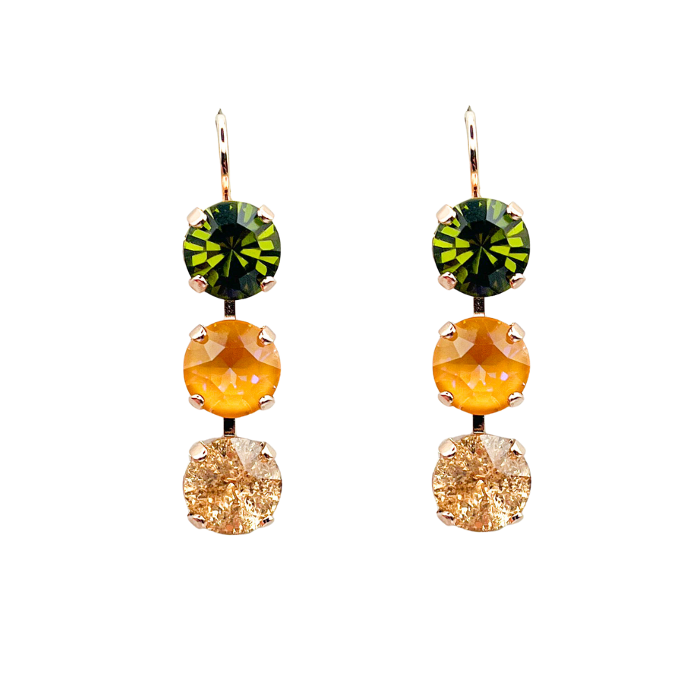 Mariana Olive Garnish Earrings E-1445/3 6008