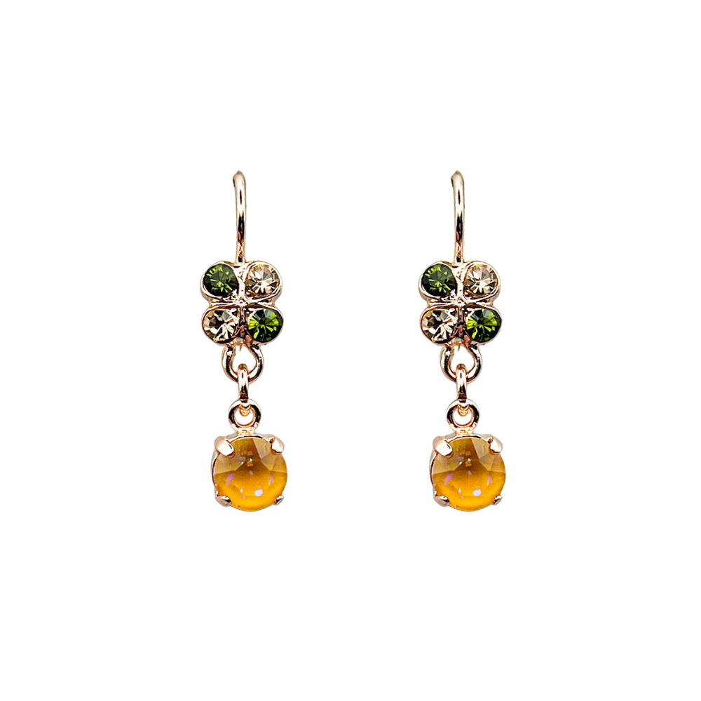 Mariana Olive Garnish Earrings E-1535 6008