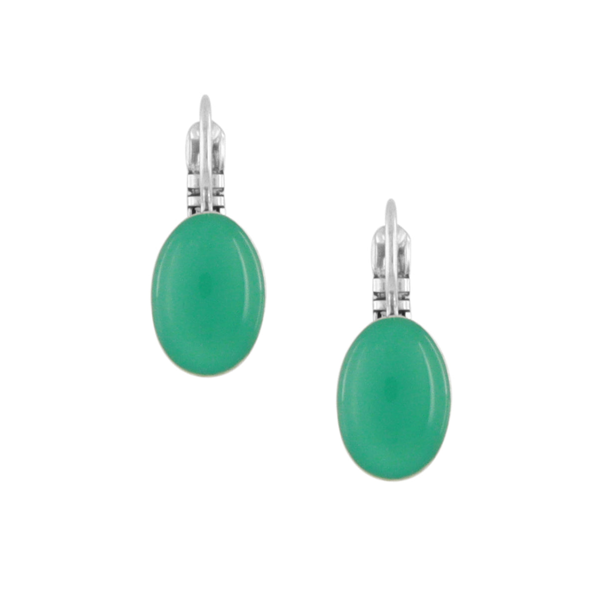 Taratata Green Lever Back Earrings E24-09771-10T