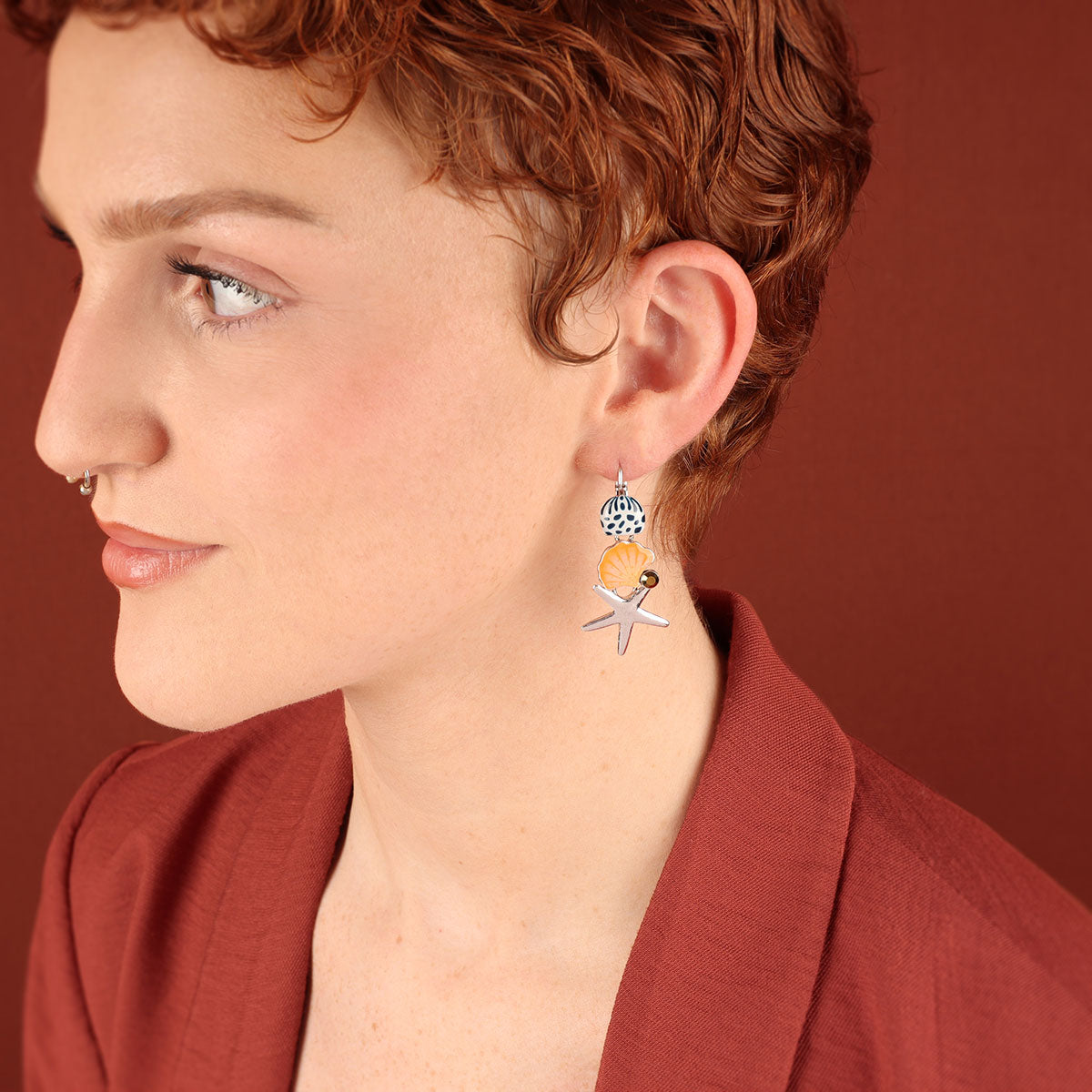 Taratata Abysses Lever Back Earrings E25-07768-10M