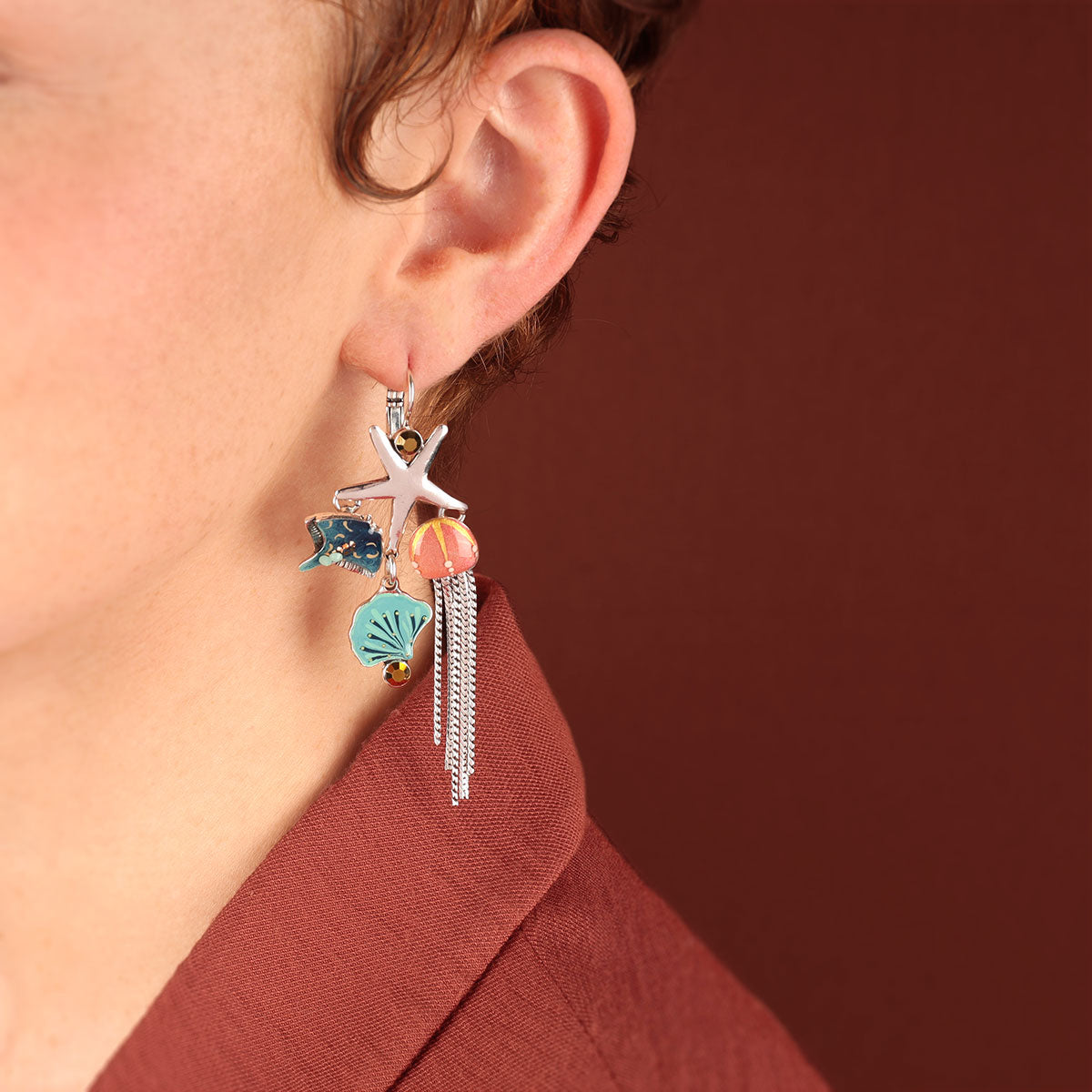 Taratata Abysses Lever Back Earrings E25-07773-10M