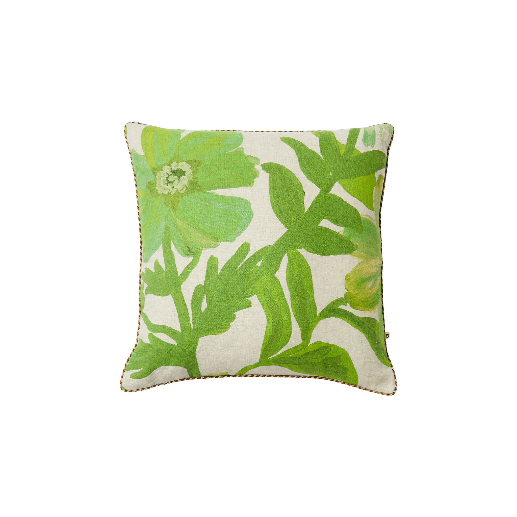 Bonnie and Neil Cornflower Green Cushion FC400 Uncle