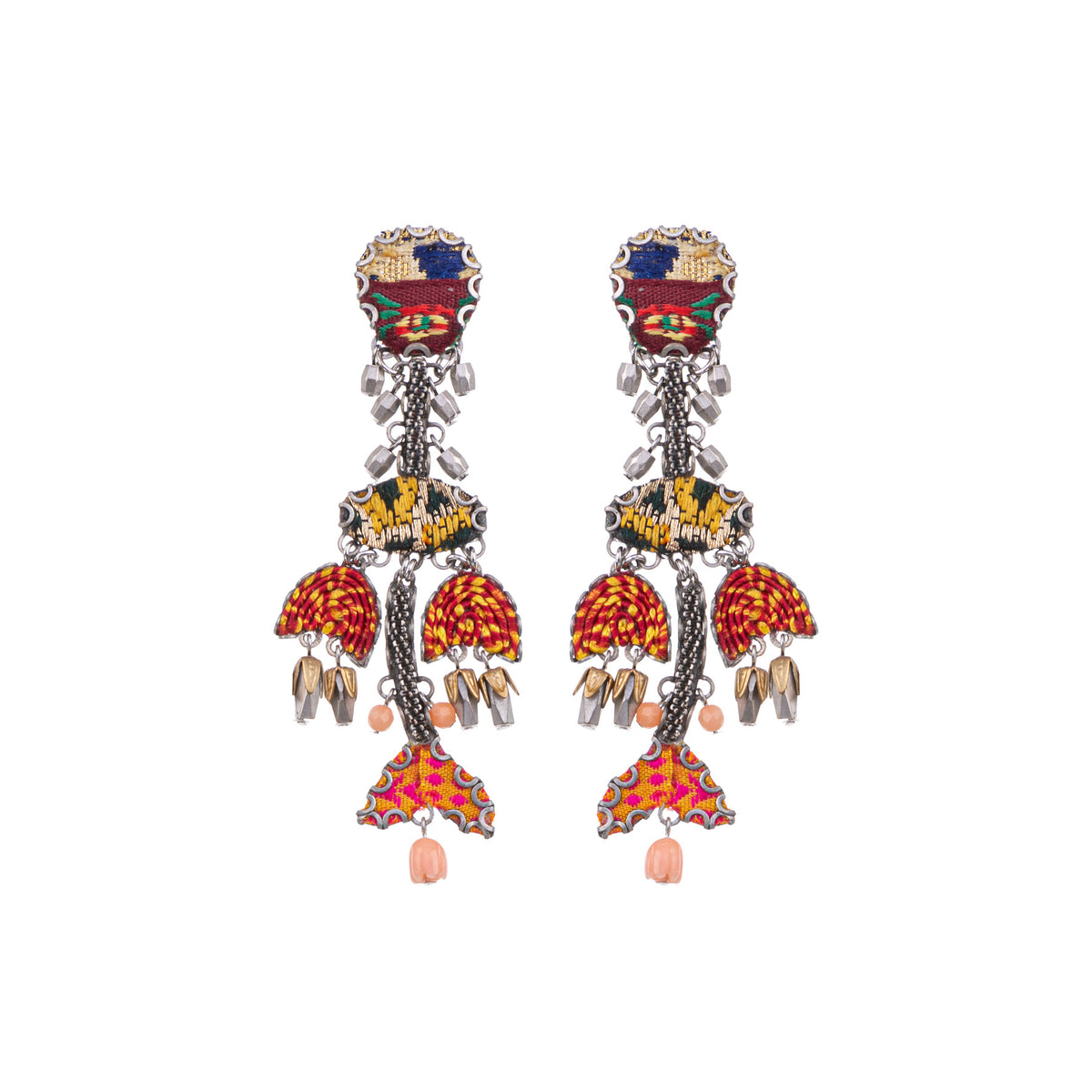 Ayala Bar Orin Embroidered Dream Stud Earrings