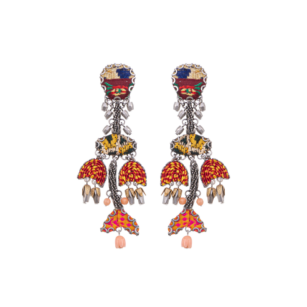 Ayala Bar Orin Embroidered Dream Stud Earrings