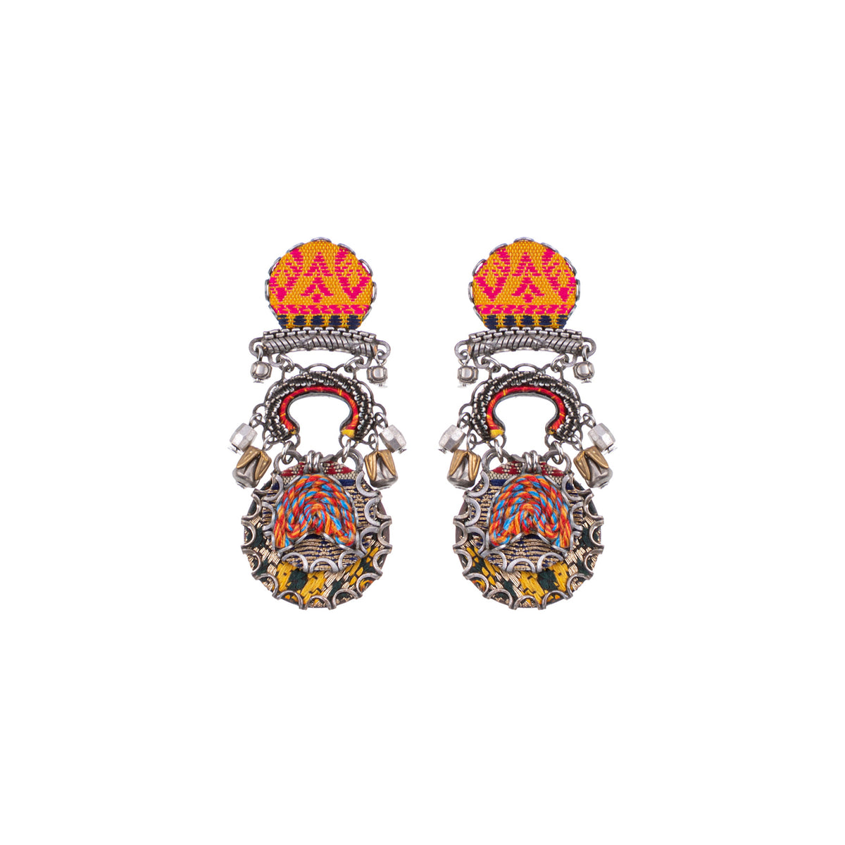 Ayala Bar Valo Embroidered Dream Stud Earrings