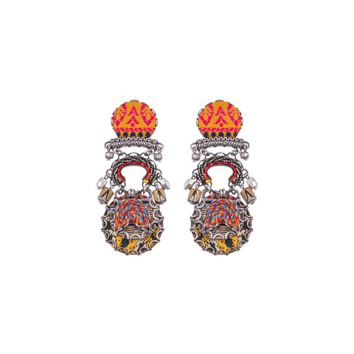 Ayala Bar Valo Embroidered Dream Stud Earrings