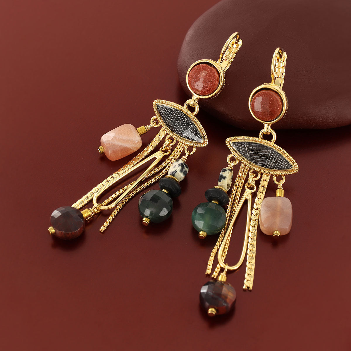 Taratata Zebra Lever Back Earrings H25-04735-20M