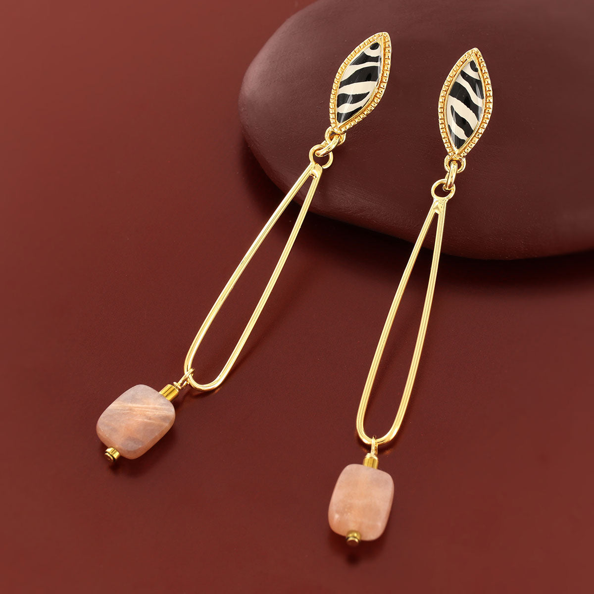 Taratata Zebra Stud Earrings H25-04921-20M