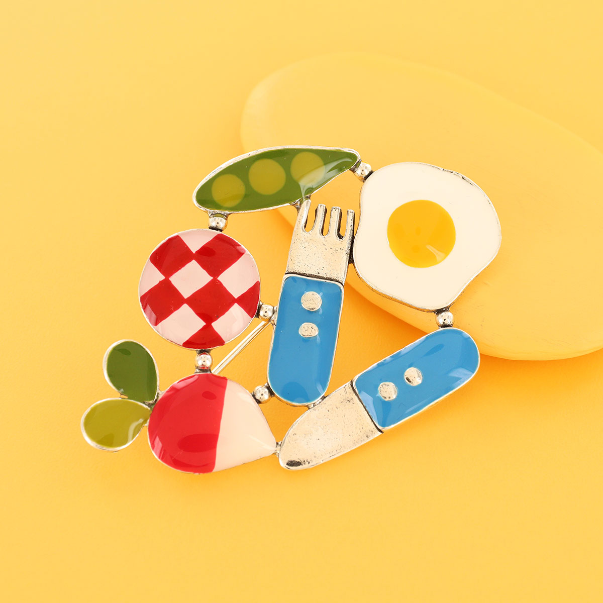 Taratata Dinette Brooch H25-09207-10M