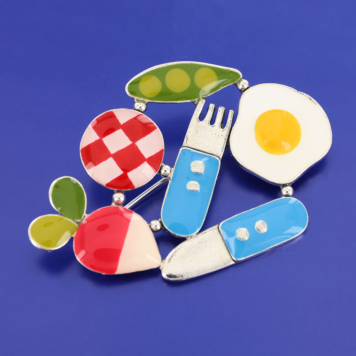 Taratata Dinette Brooch H25-09207-10M