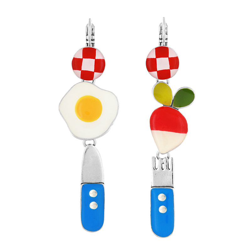 Taratata Dinette Lever Back Earrings H25-09776-10M