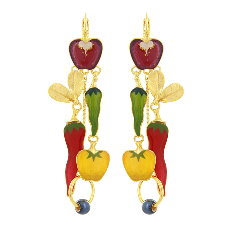Taratata Paprika Lever Back Earrings H25-12704-20M