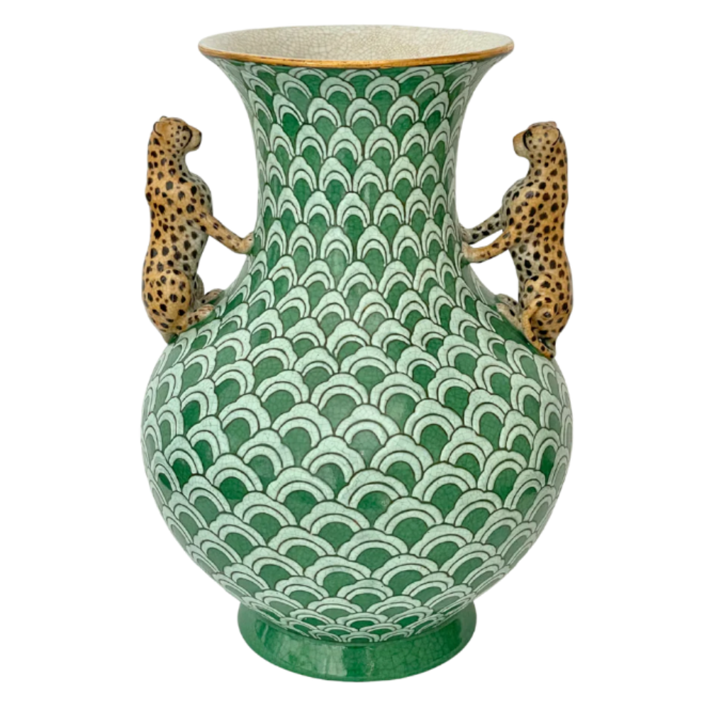 CAM Isla Porcelain Vase - Leopardo ISLA048