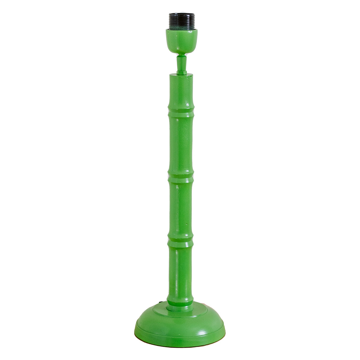 Lacquered Bamboo Lamp Base - Mint Green LAM310