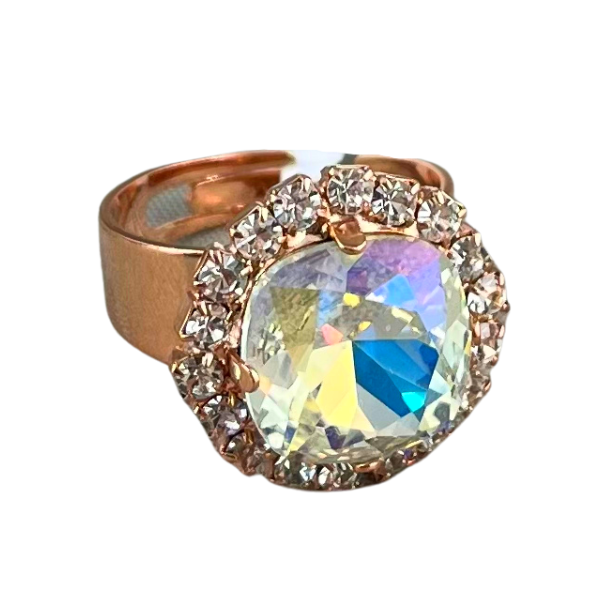 Aurora borealis crystal ring sales