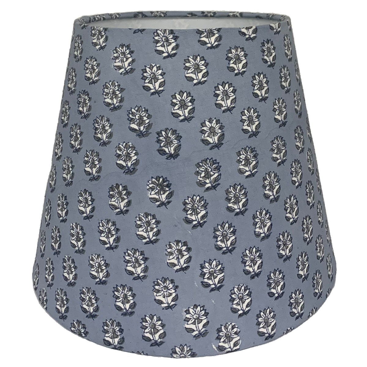 Cotton Mini Boutique Tapered Lampshade - Pale Blue SHD232