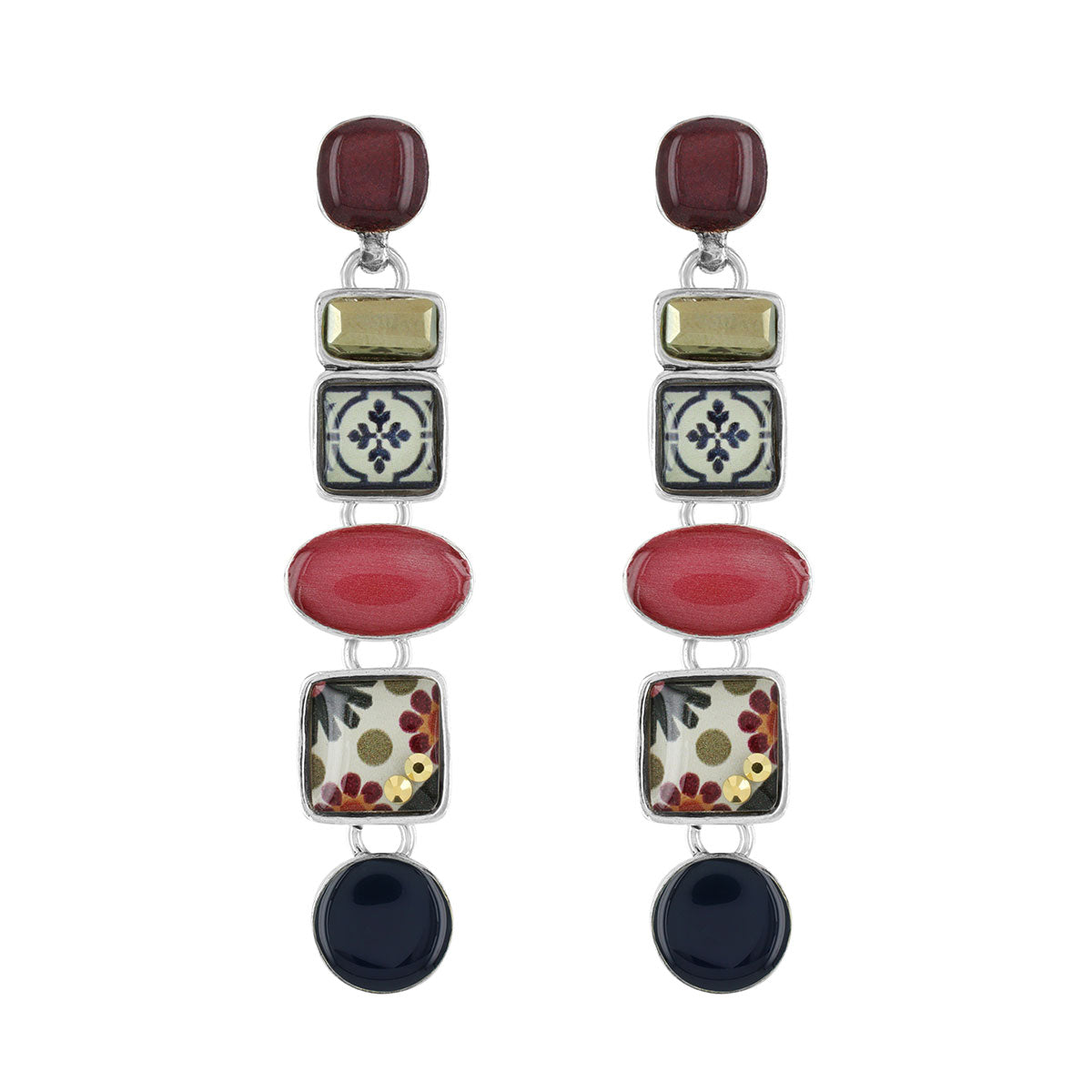 Taratata Ceramik Stud Earrings W23-06991-10M