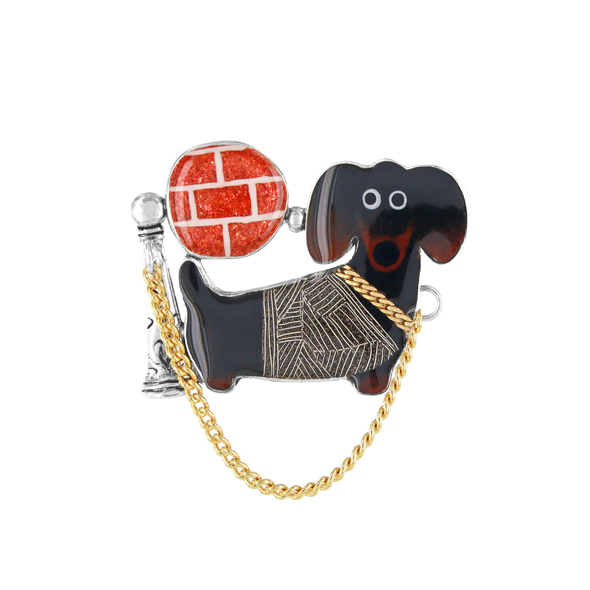 Taratata Pas Bouger Brooch W25-06205-10M