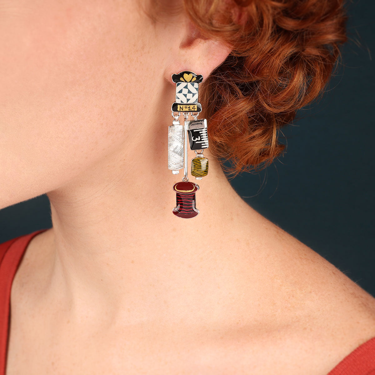 Taratata Ruban Stud Earrings W25-10903-10M