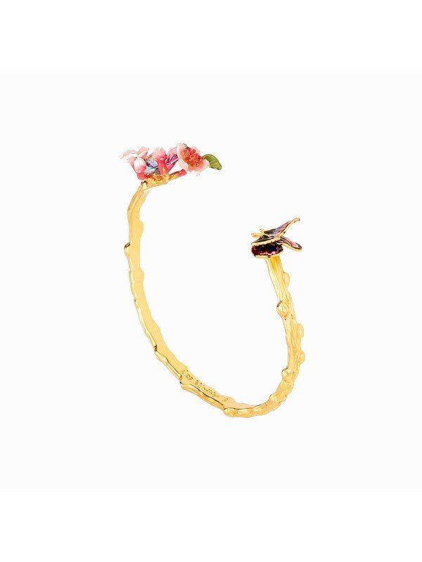 Les Nereides Cherry Blossom and Butterfly Bracelet ANHA201/11